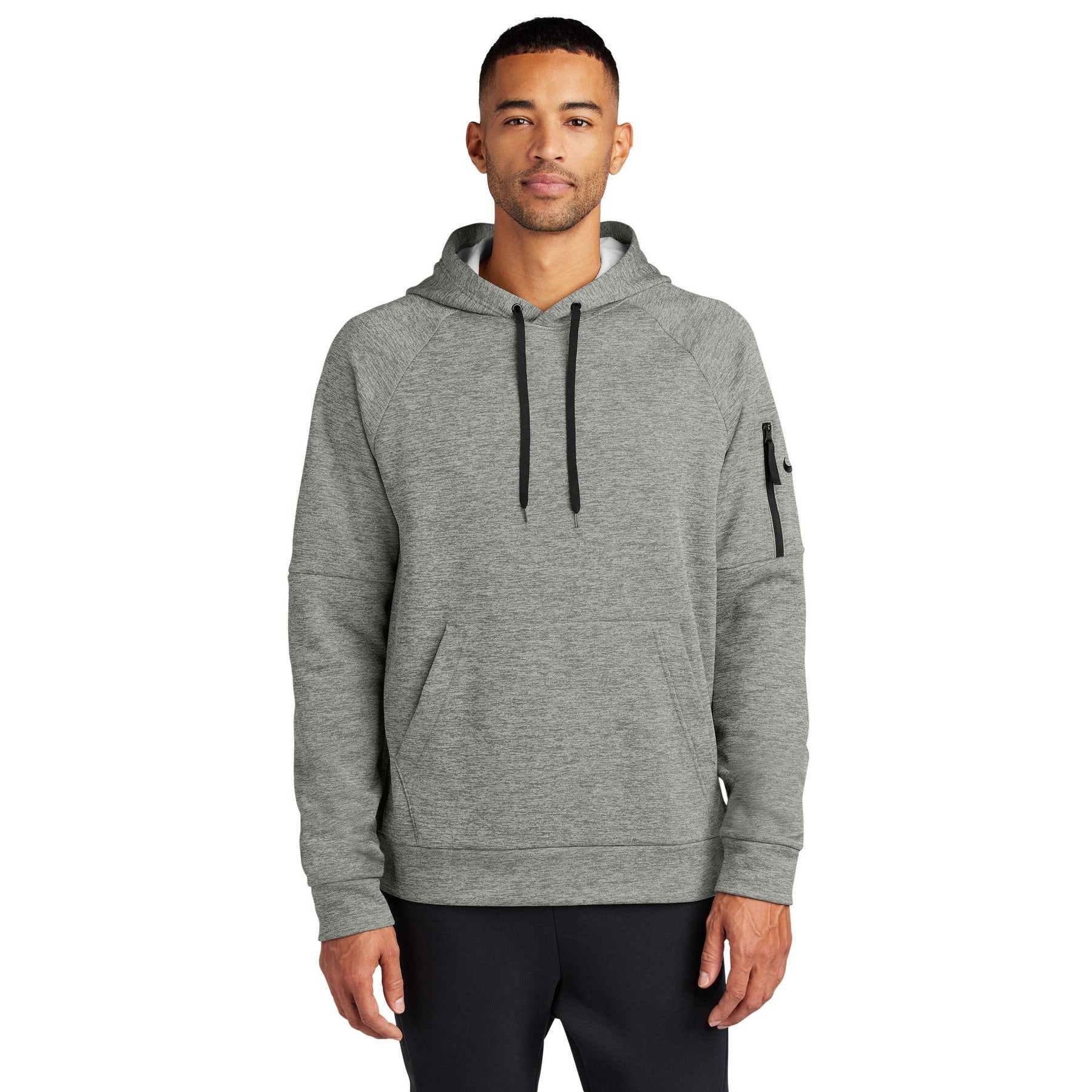 Nike-Nike Therma-FIT Pocket Pullover Fleece Hoodie NKFD9735-MedTech-4